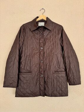 VTG Façonnable quilted Equestrian Barn Jacket Sz S